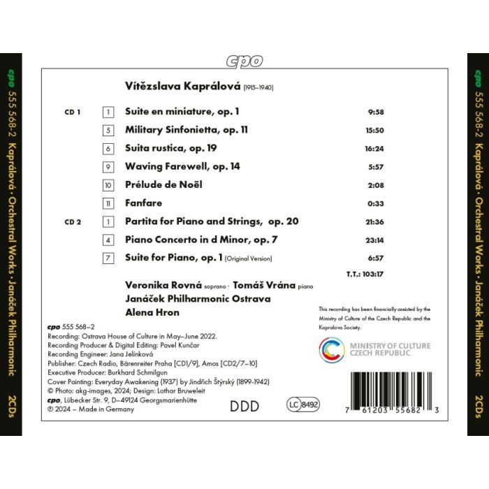 Kaprálová: The Completed Orchestral Works - slide-1