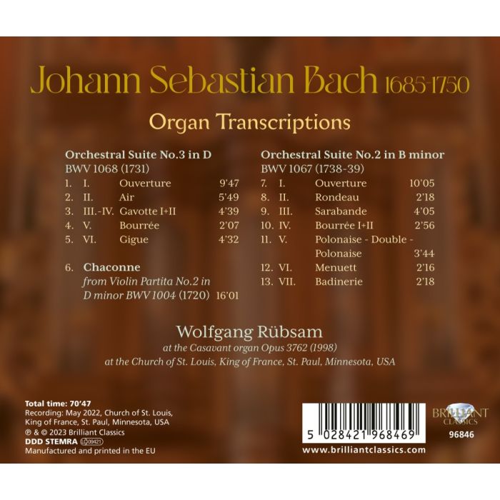 Bach: Organ Transcriptions - slide-1