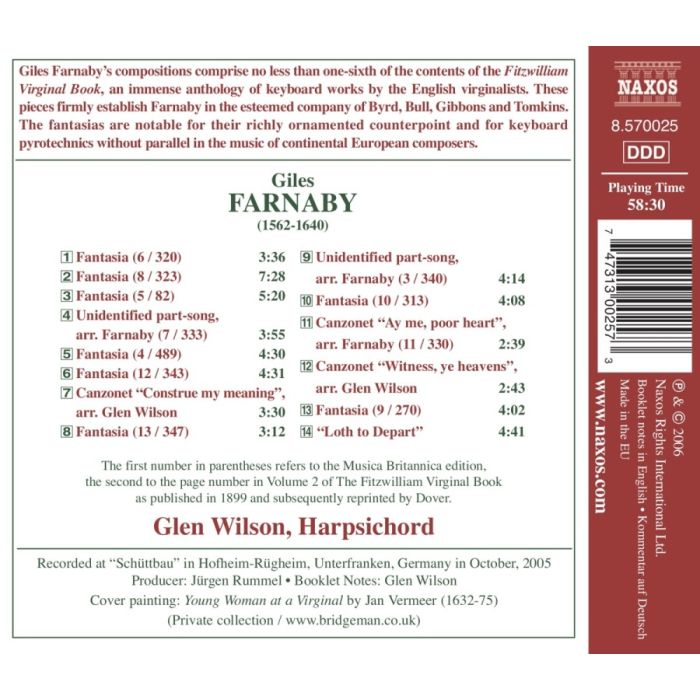 FARNABY: Harpsichord Fantasias (Complete) - slide-1