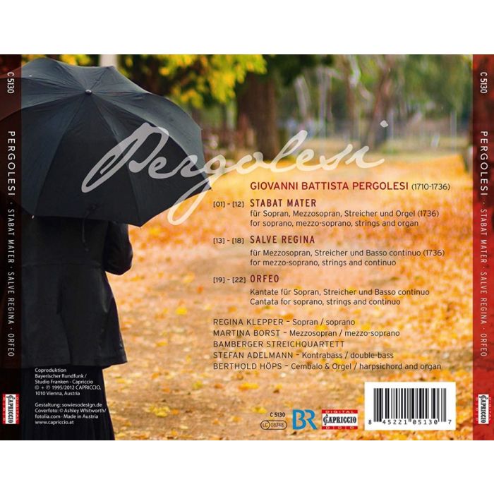 Pergolesi: Stabat Mater, Salve Regina, Orfeo - slide-1
