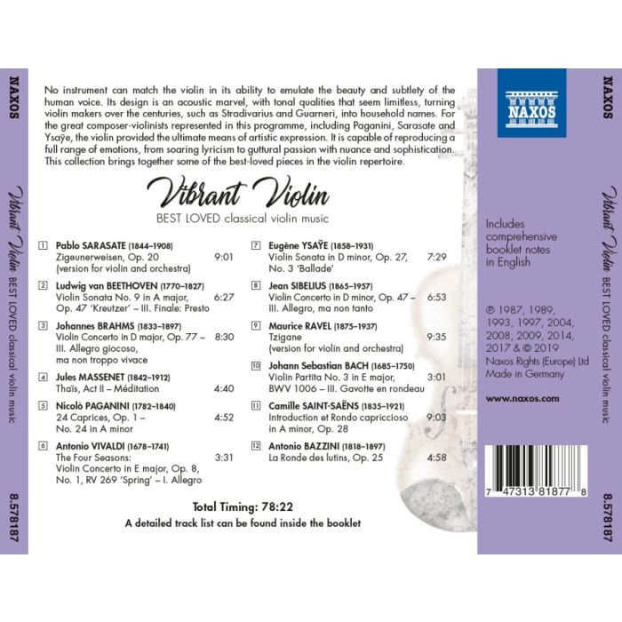 Vibrant Violin - Best Loved classical violin music - slide-1