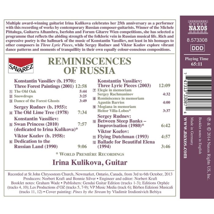 Reminiscences of Russia - Guitar Music by Russian Composers - slide-1