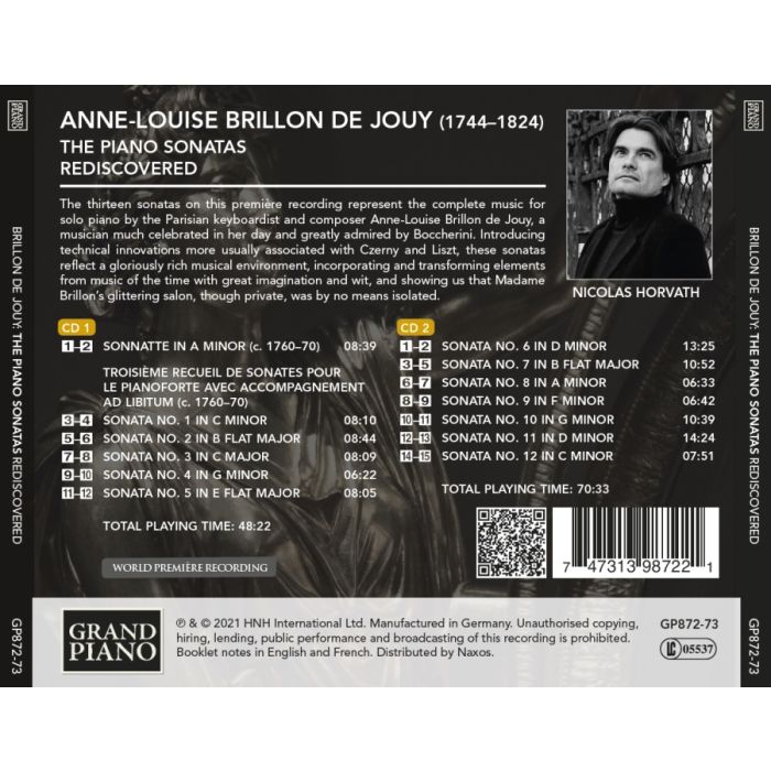 Brillon de Jouy: The Piano Sonatas - Rediscovered - slide-1