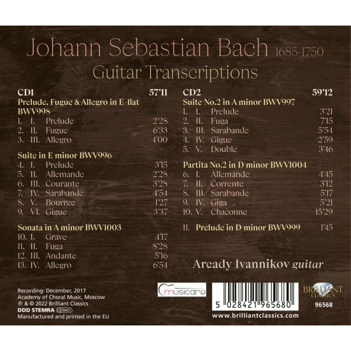 Bach: Guitar Transcriptions - slide-1