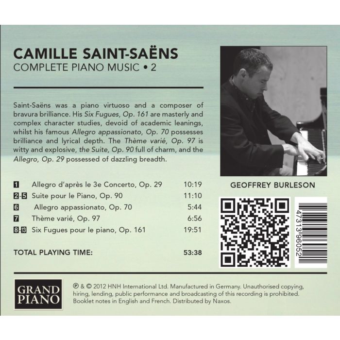 Saint-Saens: Complete Piano Works Vol. 2 - slide-1