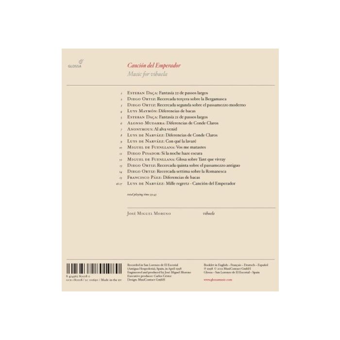 Canción del Emperador - music for vihuela - slide-1