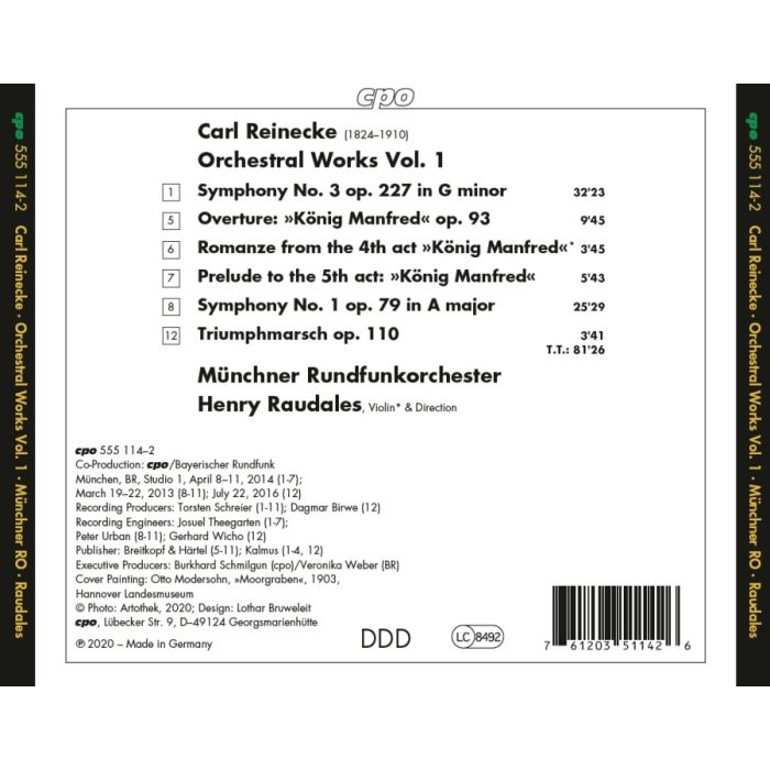 Reinecke: Symphonies Nos. 1 & 3; König Manfred - slide-1