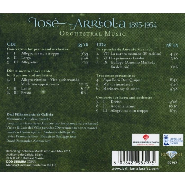 Arriola: Orchestral Music - slide-1