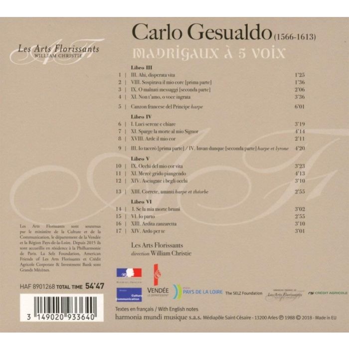 Gesualdo: Madrigals - slide-1