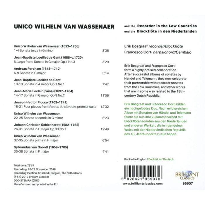 Van Wassenaer and the Recorder in the Low Countries - slide-1