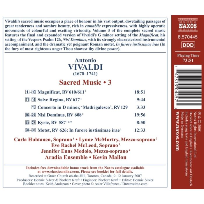 Vivaldi: Sacred Music Vol. 3 – Magnificat - slide-1
