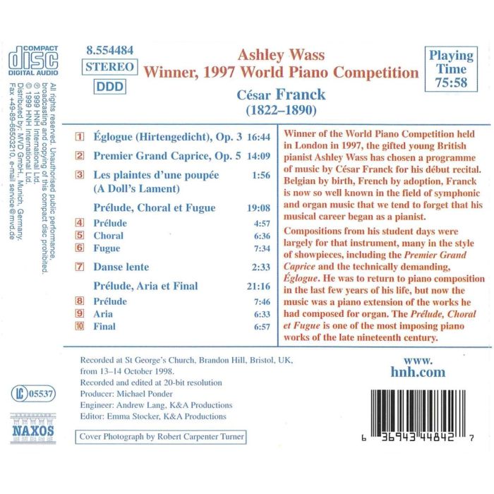 FRANCK: Music for Piano - slide-1