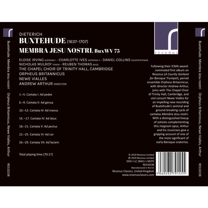 Buxtehude: Membra Jesu Nostri - slide-1