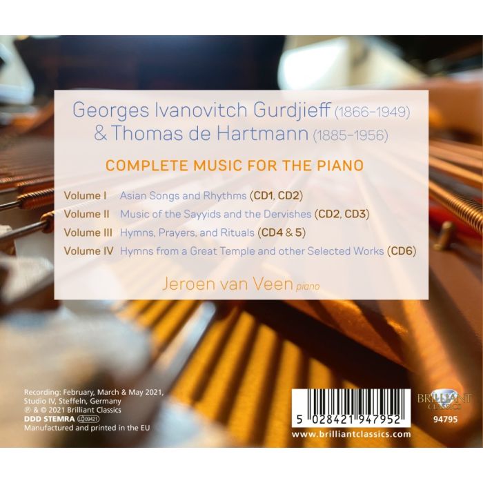 Gurdjieff - De Hartmann: Complete Music for the Piano - slide-1