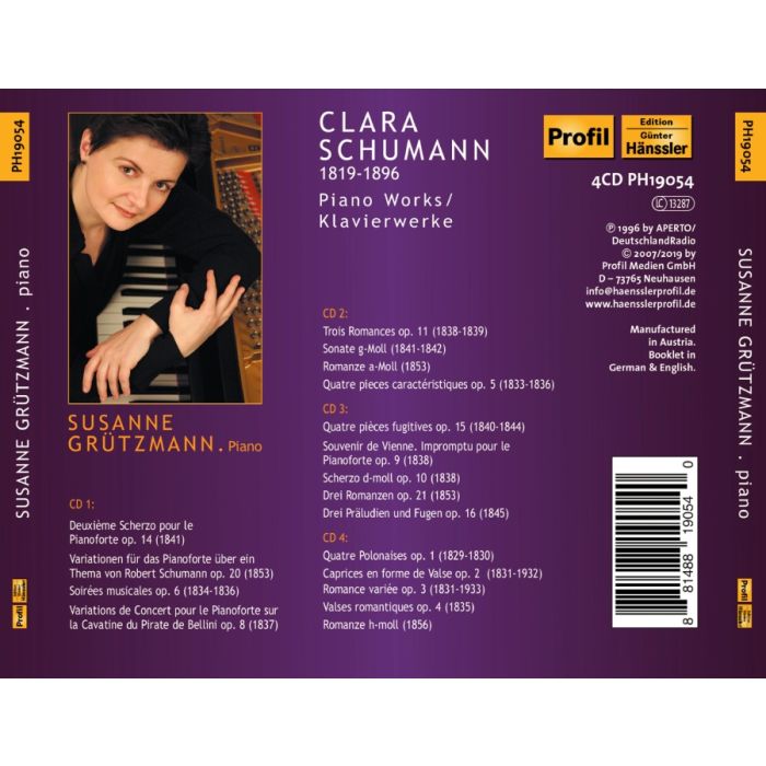 Clara Schumann: Complete Piano Works - slide-1