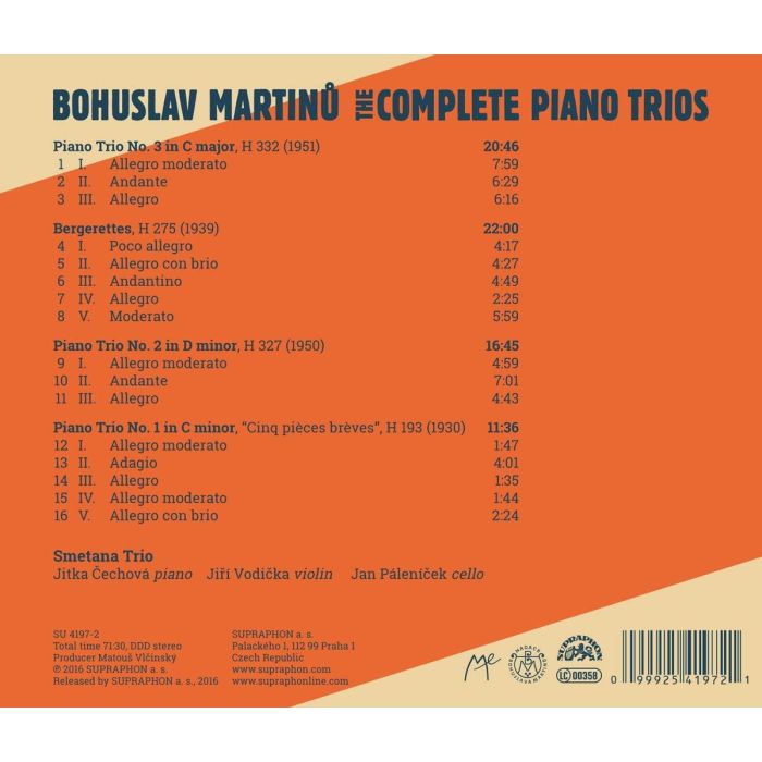Martinu: The Complete Piano Trios - slide-1