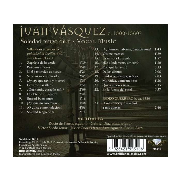 Vásquez: Vocal Music - slide-1
