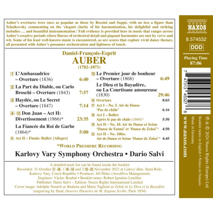 Auber: Overtures Vol. 6 - slide-1