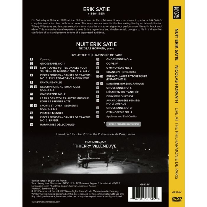 Nuit Erik Satie - Live at the Philharmonie de Paris - slide-1