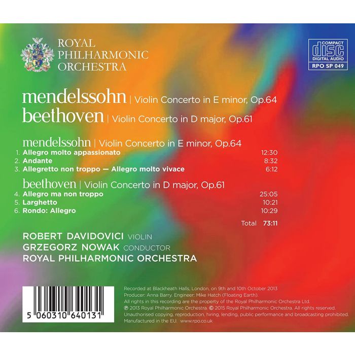 Mendelssohn & Beethoven: Violin Concertos - slide-1