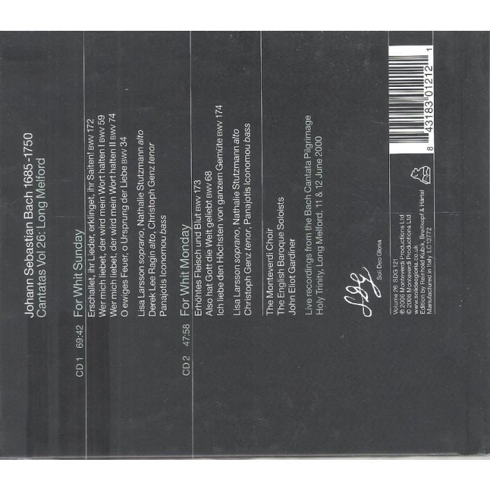 Bach J.S; Cantatas Vol. 26 / Gardiner - slide-1