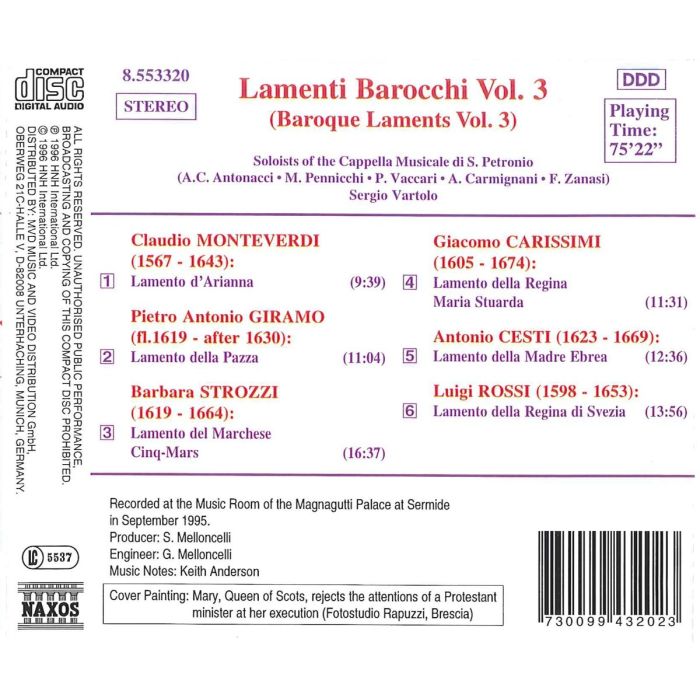 Lamenti Barocchi, Vol.  3 - slide-1