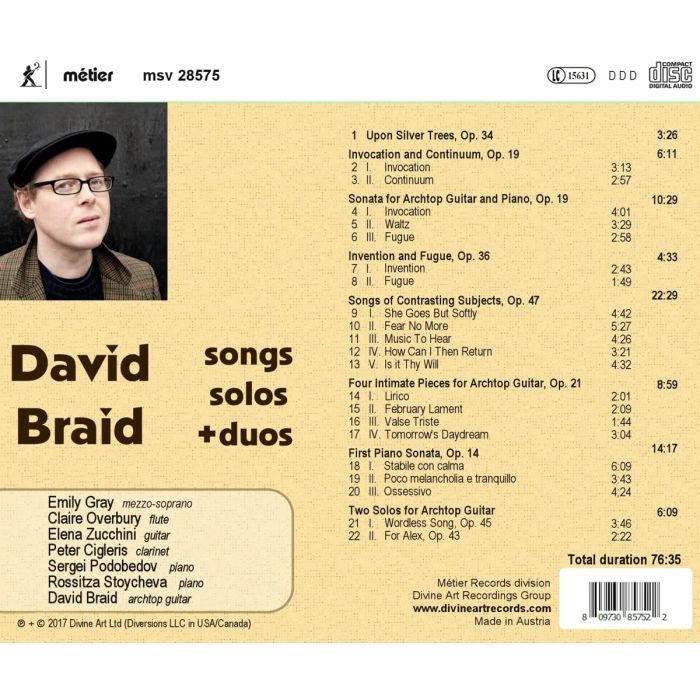 Braid: Songs; Solos; Duos - slide-1