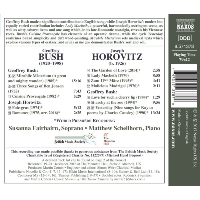 Bush & Horovitz: Songs - slide-1