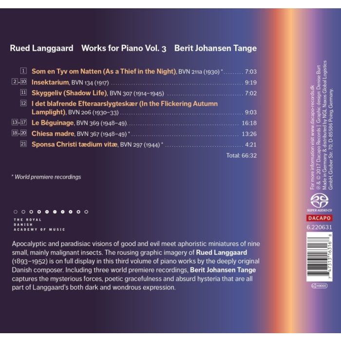 Langgaard: Piano Works Vol. 3 - slide-2