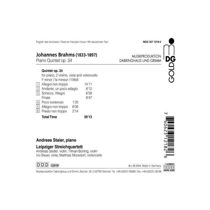 BRAHMS: Piano Quintet op. 34 - slide-1