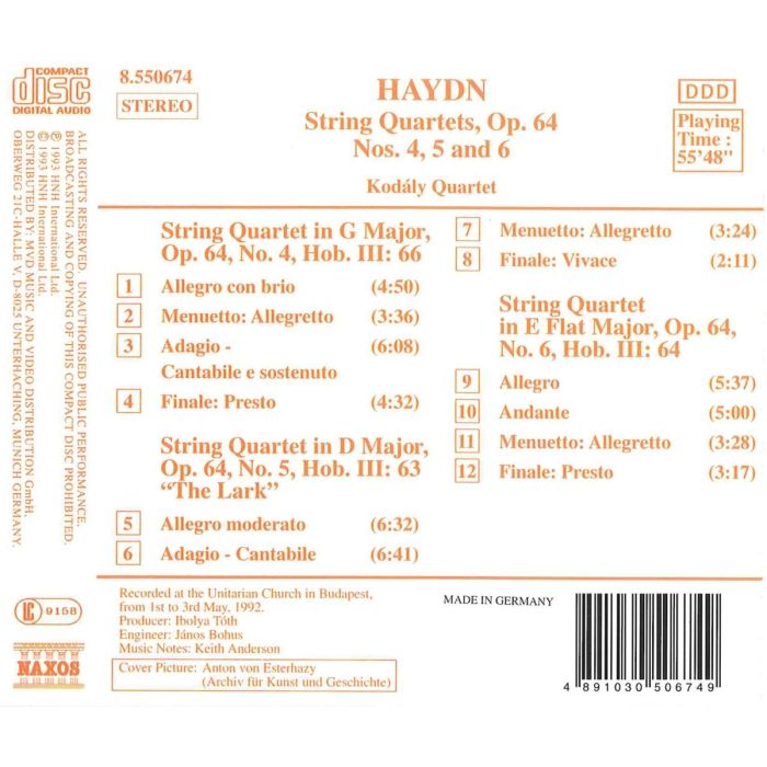 HAYDN: String Quartet - slide-1