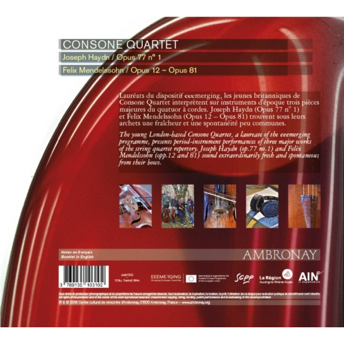 Mendelssohn & Haydn: String Quartets - slide-1