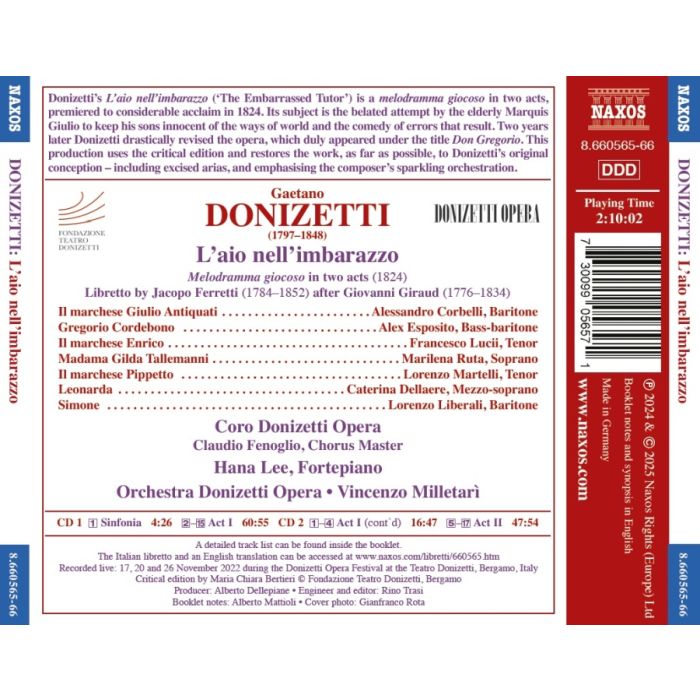 Donizetti: L’aio nell’imbarazzo - slide-1