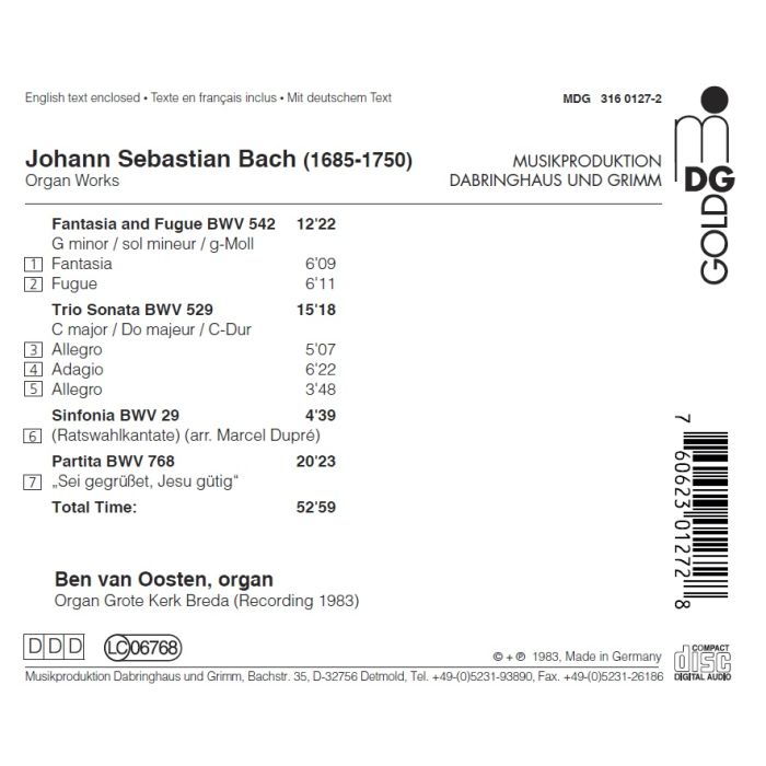 Bach: Organ Works - slide-1