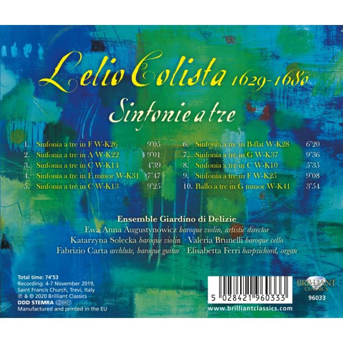 Colista: Sinfonie a tre - slide-1