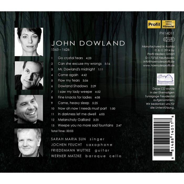 Dowland: Shadows (śpiew, saksofon, gitara, wiolonczela barokowa) - slide-1