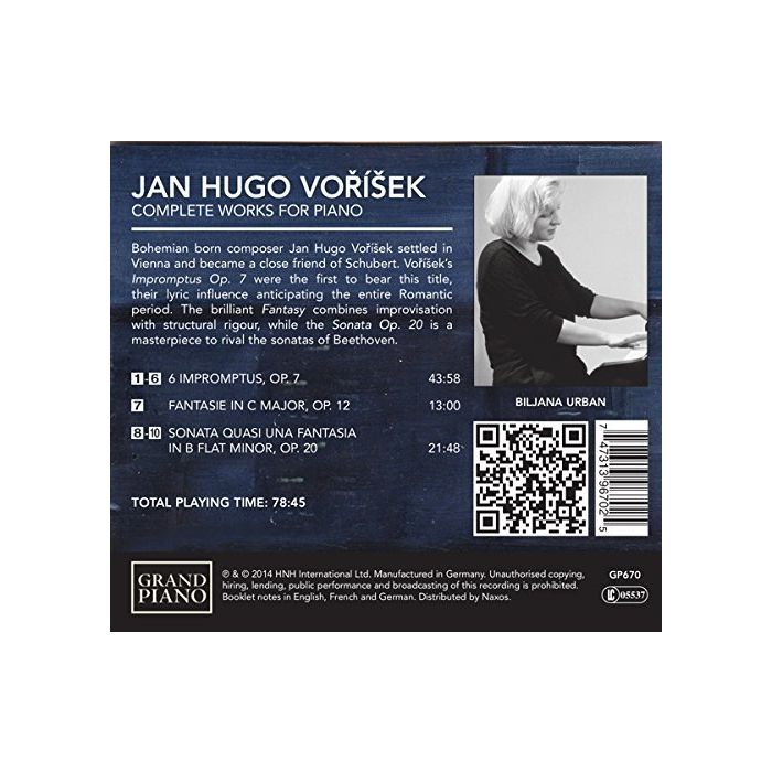 Vorisek: Works for Piano Vol. 1 - slide-1