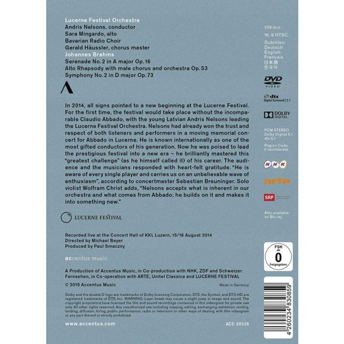 Brahms: Serenade No. 2; Symphony No. 2 - slide-1