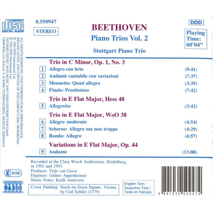 BEETHOVEN: Piano Trios vol. 2 - slide-1