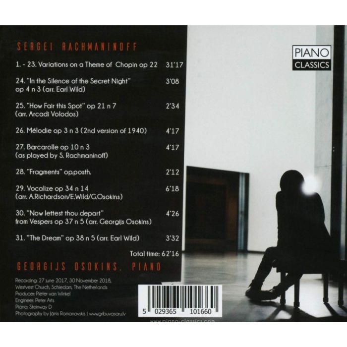 Rachmaninov: Chopin Variations; Song Transcriptions - slide-1