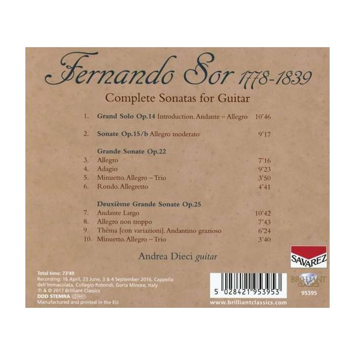 Sor: Complete Sonatas for Guitar - slide-1