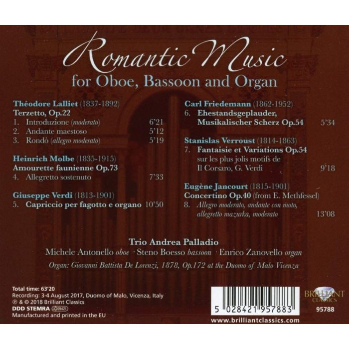 Romantic Music for Oboe, Bassoon and Organ - slide-1