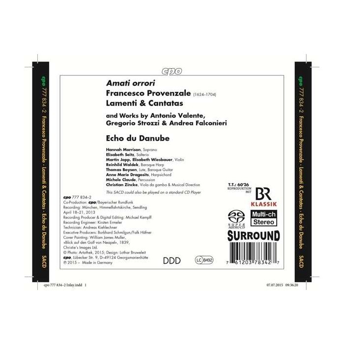 Provenzale: Amati orrori - Lamenti & Cantatas - slide-1