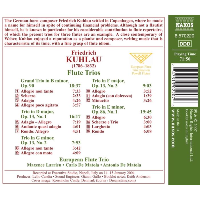 KUHLAU: Trios for 3 Flutes - slide-1
