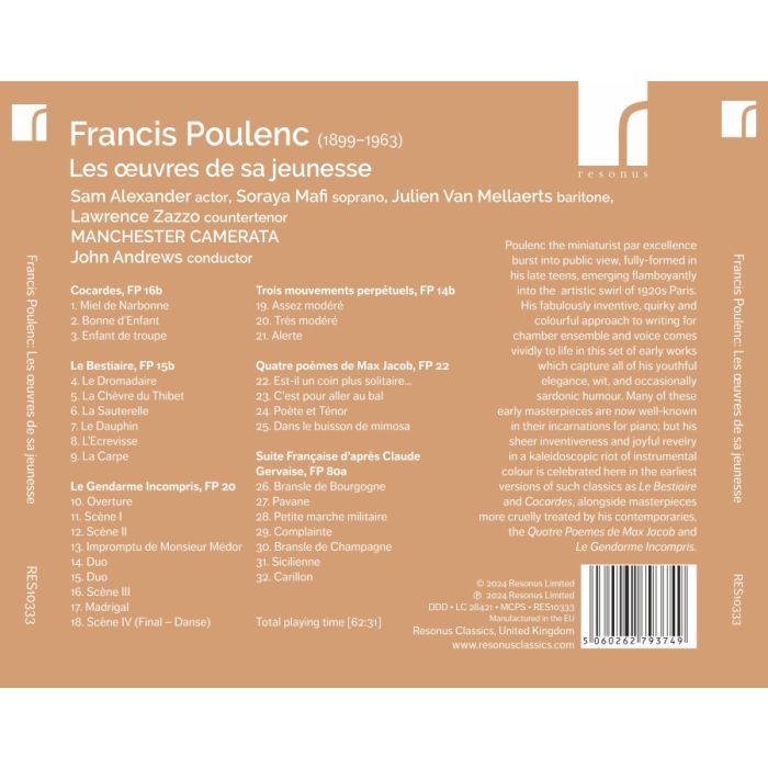 Poulenc: Les oeuvres de sa jeunesse - slide-1
