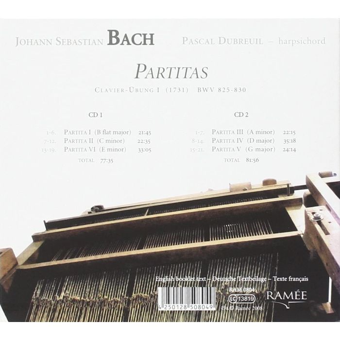 Bach: Klavier Ubung 1, Partitas Bwv 825-830 - slide-1