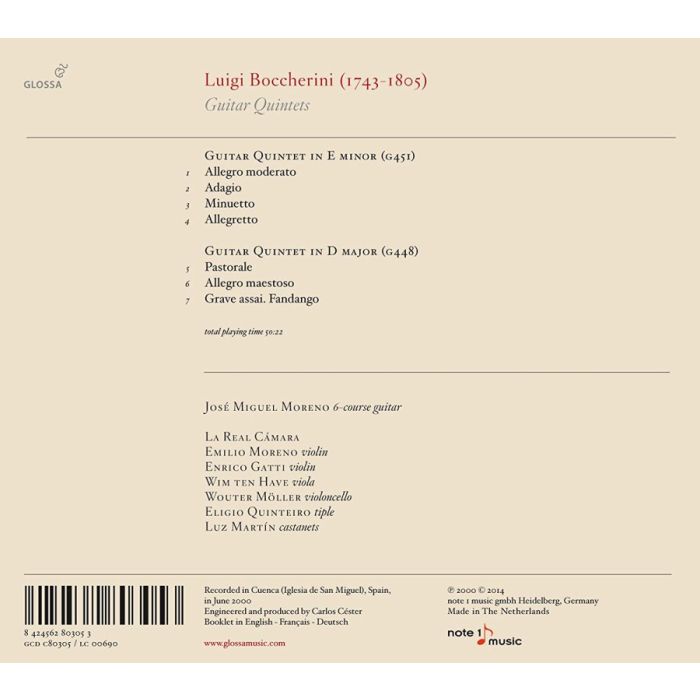Boccherini: Guitar Quintets - slide-1