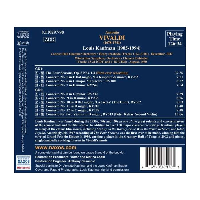 VIVALDI: The Four Seasons - slide-1