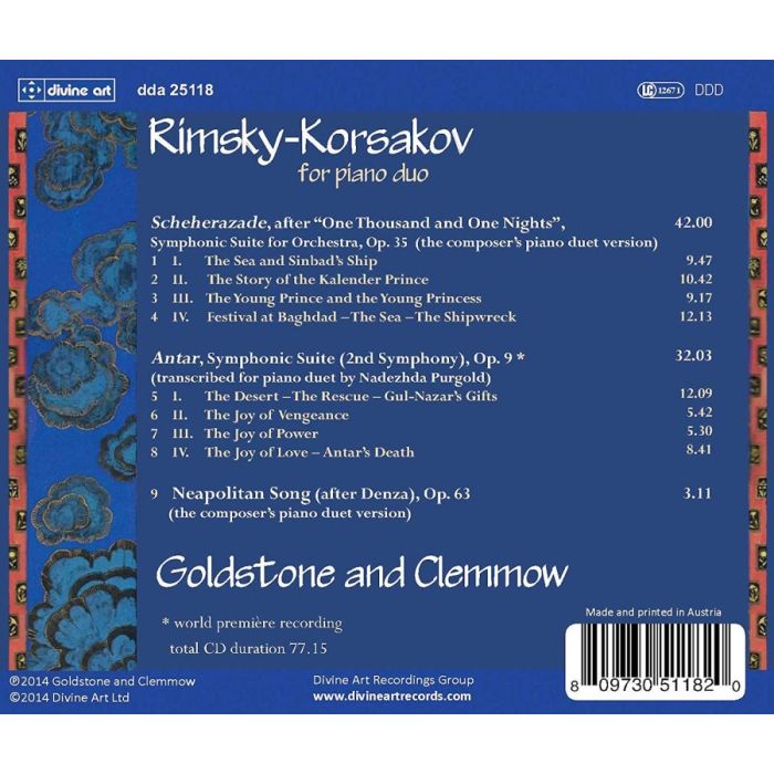 Rimsky-Korsakov for Piano Duo - Scheherazade Antar - slide-1