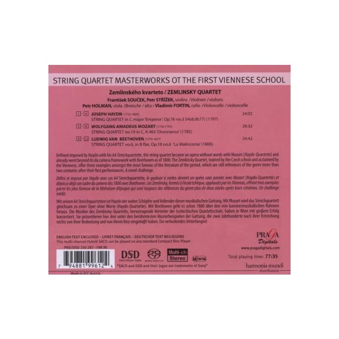 Haydn: String Quartet Masterworks of the First Viennese School - slide-1